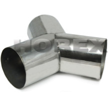 Тройник из нержавеющей стали Хорекс Авто HZ 16.4.075 Тройник из нержавеющей стали Хорекс Авто HZ 16.4.075