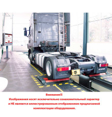 Роликовый тормозной стенд с нагрузкой на ось до 13т MBT 4200 LON W CLASSIC