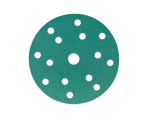 Шлифлист d150 мм 15 отверстий P100 (цирконий на пленке) Гамматест SL312GP100 — с доставкой и гарантией качества