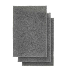 Нетканый абразив P1500 (тип зерна - оксид алюминия/карбид кремния) толщина 5~6 мм (Размер 152х229 мм) Гамматест MMT1500