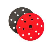 Шлифлист на вспененной основе d150 мм 15 отверстий P400 (оксид алюминия) Гамматест FD150P400