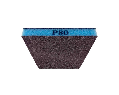 Двухсторонняя шлифовальная губка 98х120х13 мм (тип зерна - оксид алюминия Р80) Гамматест SS80 — купить с доставкой и гарантией качества