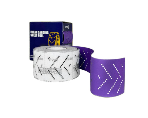 Шлифлист 70 мм х 12 м отрывной мультипылеотвод P500 — купить с доставкой и гарантией качества