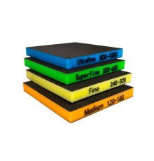 Губка двухсторонняя 120х98х13 мм Superfine (P500-600)