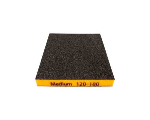 Губка двухсторонняя 120х98х13 мм Medium (P120-180) — купить с доставкой и гарантией качества Губка двухсторонняя 120х98х13 мм Medium (P120-180) — купить с доставкой и гарантией качества