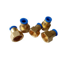 Фитинг зажимной 8 мм, 1/4" ВР GTA YPCF08-02