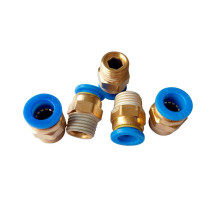 Фитинг зажимной 8 мм, 1/4" НР GTA YPC08-02