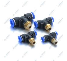 Фитинг Т-образный 8 мм, 1/4" НР Гамматест YPB08-02