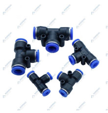 Фитинг Т-образный под шланг 6 мм Гамматест YPE06