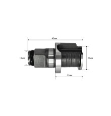Вал для пневмогайковерта 1/2" Гамматест GT7B003