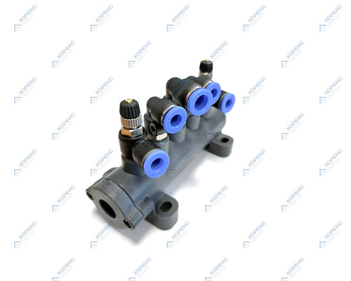 5-ти канальный клапан в сборе (соединитель Т-типа) для шиномонтажного стенда Хорекс Авто HZ 08.303 — купить с доставкой и гарантией качества 5-ти канальный клапан в сборе (соединитель Т-типа) для шиномонтажного стенда Хорекс Авто HZ 08.303 — купить с доставкой и гарантией качества