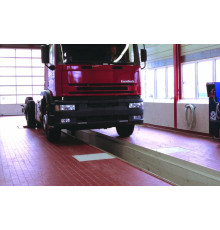 Стенд контроля состояния подвески и рулевого управления для грузовых автомобилей с нагрузкой на ось до 20 т LMS 20